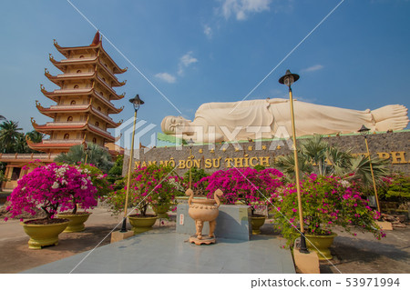 Enagaji Temple Vietnam Mito Tower and Zen Statue 53971994