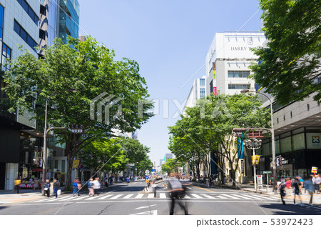 名古屋市中區榮城市景觀大津大道白川大津步行道附近的大津大道步行天堂 53972423
