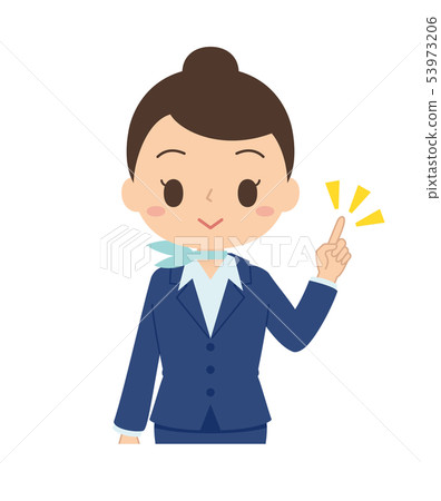 Person Woman Business Woman Point 53973206