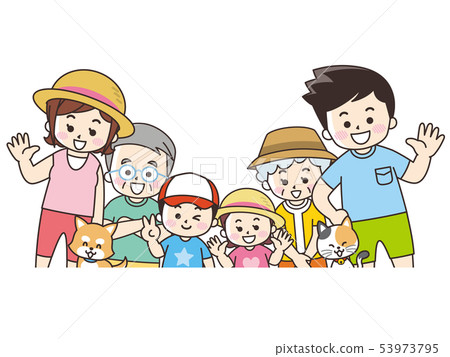 Family summer to gather 53973795