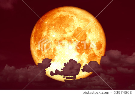 blood strawberry moon back on silhouette heap blood strawberry moon back on silhouette heap 53974868