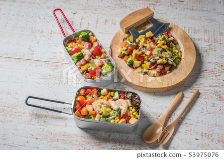 Salad Trendy healthy food chopped salad 53975076