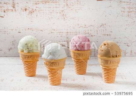 Ice cream gelato Midsummer cold ice cream 53975695