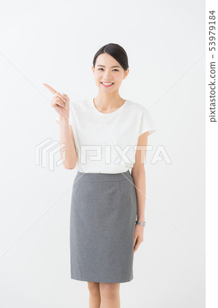 Business 20's female (white background) 53979184