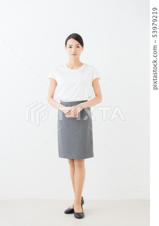 商業20年代女性(白色背景) 商業20年代女性(白色背景) 53979219