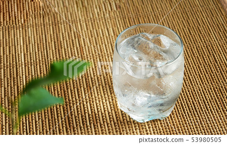 Awamori Shochu Lock Shochu Lock Awamori Lock Water Lock Ice Lock Ice Glass Copy Space 53980505
