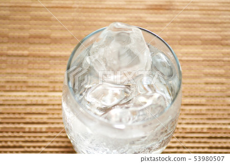 Awamori Shochu Lock Shochu Lock Awamori Lock Water Lock Ice Lock Ice Glass Copy Space 53980507