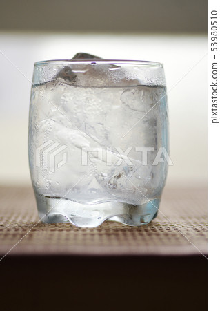 Awamori Shochu Lock Shochu Lock Awamori Lock Water Lock Ice Lock Ice Glass Copy Space 53980510