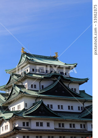 名古屋城堡在深秋 名古屋城堡在深秋 53982875