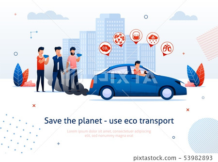 Man Drive Petrol Engine Car People Health Problem 53982893