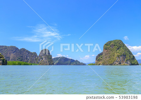 Amazing and beautiful mountain and island in 53983198