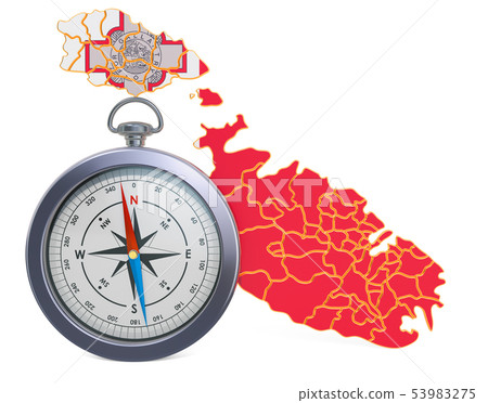 Travel or tourism in Malta concept. 3D rendering 53983275