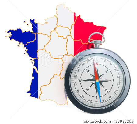 Travel or tourism in France concept. 3D rendering 53983293