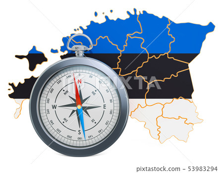 Travel or tourism in Estonia concept. 3D rendering 53983294