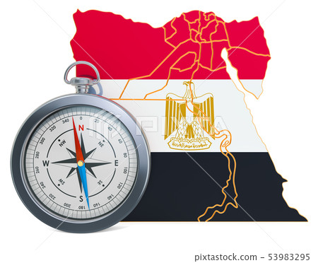 Travel or tourism in Egypt concept. 3D rendering Travel or tourism in Egypt concept. 3D rendering 53983295