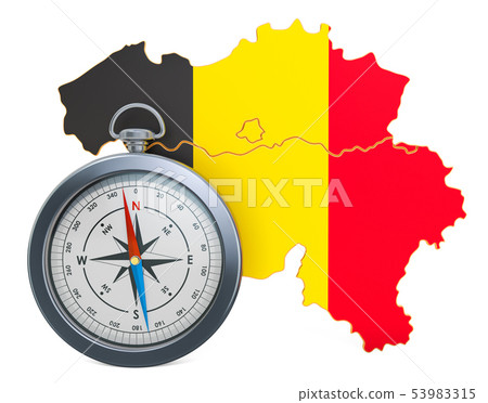 Travel or tourism in Belgium concept. 3D rendering Travel or tourism in Belgium concept. 3D rendering 53983315