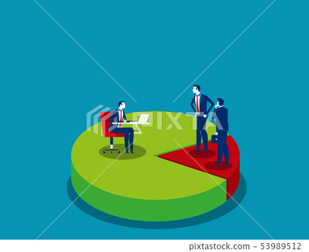 Monopolist owning business. Concept business Monopolist owning business. Concept business 53989512