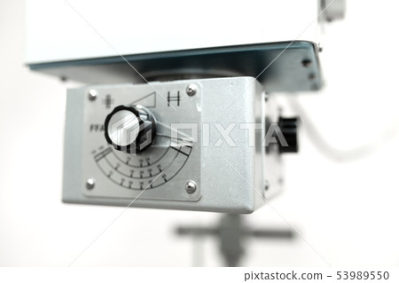 Old veterinary x-ray machine closeup at a Old veterinary x-ray machine closeup at a 53989550