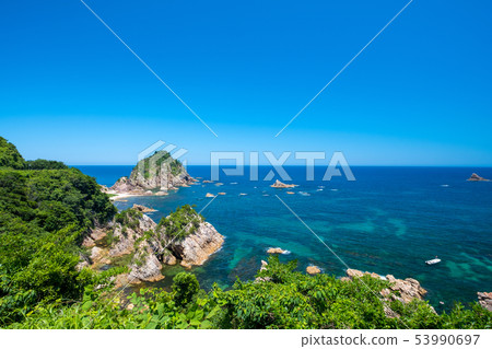 Uratou Coast Early Summer Blue Sky Uratou Coast Early Summer Blue Sky 53990697