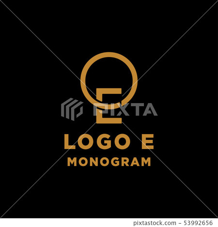 luxury initial e logo design vector icon element luxury initial e logo design vector icon element 53992656