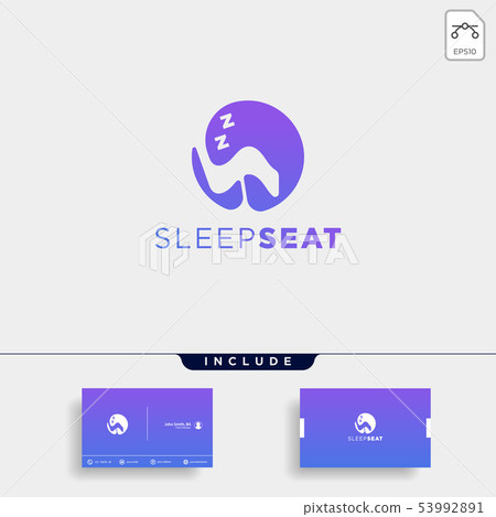chair relax logo design vector icon element chair relax logo design vector icon element 53992891
