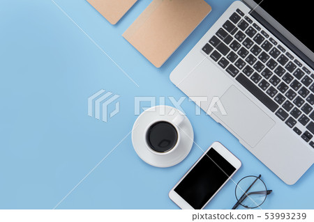 辦公室 commerce indigo color work office designer mockup flat lay design 辦公室 commerce indigo color work office designer mockup flat lay design 53993239