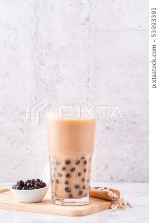 台灣小茶波霸奶茶木薯粉珍珠粉珍珠奶茶 53993391