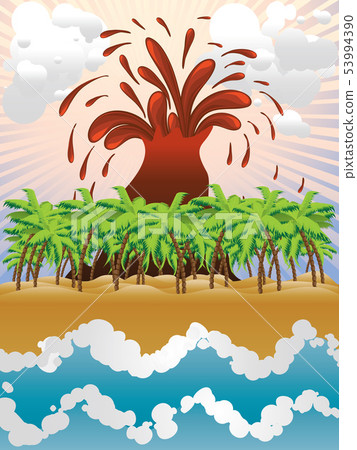 Volcano island 53994390