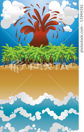Volcano island 53994391