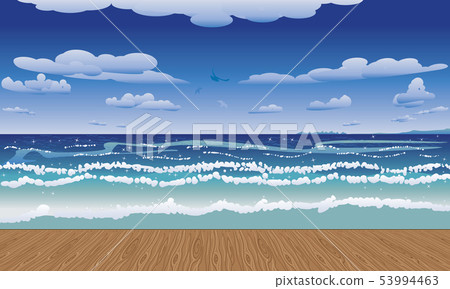 Jetty and sea 53994463