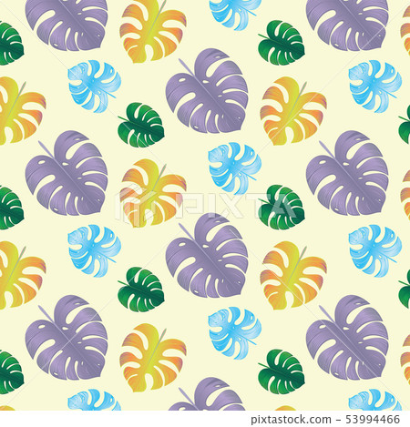 Green Monstera Leaves Green Monstera Leaves 53994466