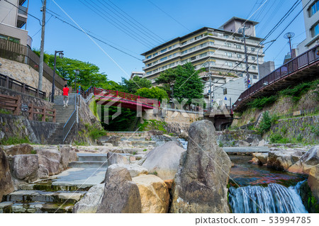 Fresh green Arima hot spring Fresh green Arima hot spring 53994785