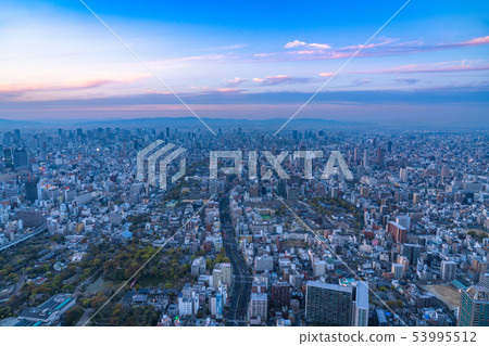 《Osaka Prefecture》Osaka city night view 53995512