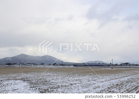 Winter's Echigo line 115 series near the end (third Niigata color) 53996252