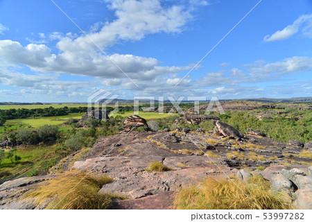 世界遺產名錄站點卡卡杜國家公園的風景在澳大利亞 53997282