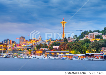 Seattle, Washington, USA skyline Seattle, Washington, USA skyline 53997376