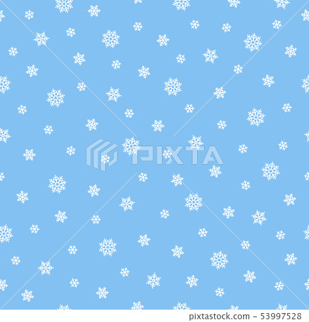 snow seamless pattern background - Stock Illustration [53997528] - PIXTA