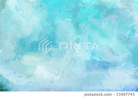 Abstract painting color texture. Colorful canvas. Blue sky 53997743