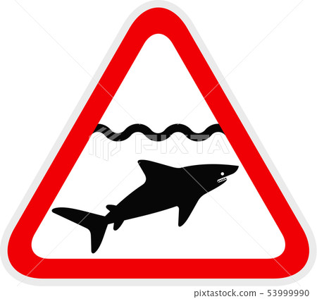 Triangular red Warning Hazard Symbol, vector Triangular red Warning Hazard Symbol, vector 53999990