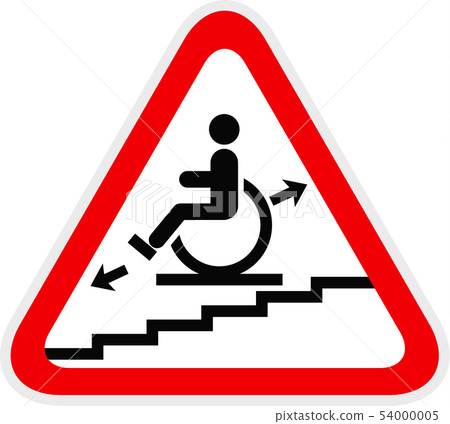 Triangular red Warning Hazard Symbol, vector Triangular red Warning Hazard Symbol, vector 54000005