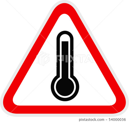 Triangular red Warning Hazard Symbol, vector Triangular red Warning Hazard Symbol, vector 54000036