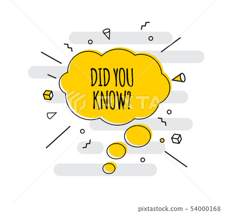 Interesting Fact Background. Did you know Interesting Fact Background. Did you know 54000168