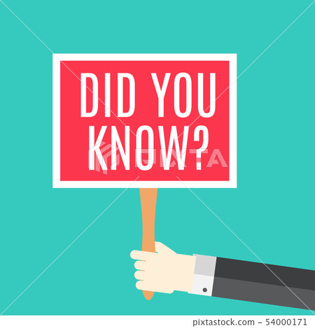 Interesting Fact Background. Did you know Interesting Fact Background. Did you know 54000171