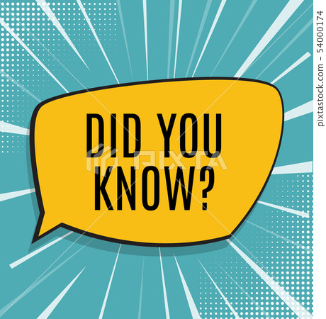 Interesting Fact Background. Did you know Interesting Fact Background. Did you know 54000174