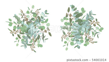 Set of wedding bouquets. Elegant floral, greenery, Set of wedding bouquets. Elegant floral, greenery, 54001014