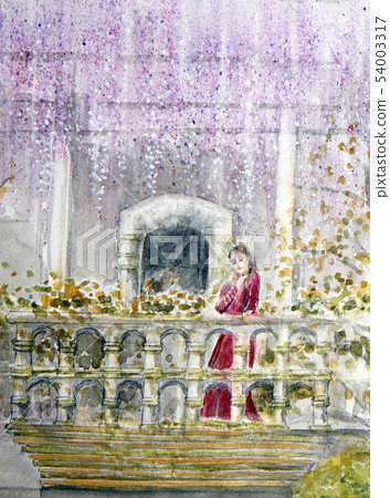 情人紫藤紫藤陽台羅密歐與朱麗葉 54003317