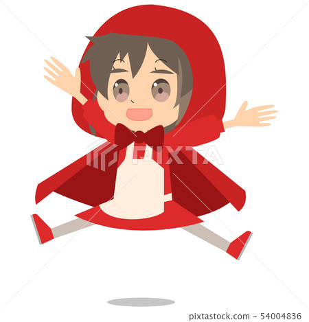 女孩打扮成萬聖節 54004836