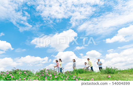 Senior, walk, help, care 54004899