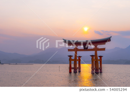 Miyajima of sunset 54005294