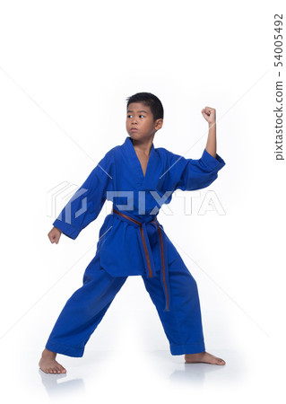 Master Blue II Belt TaeKwonDo kid athletes uniform Master Blue II Belt TaeKwonDo kid athletes uniform 54005492